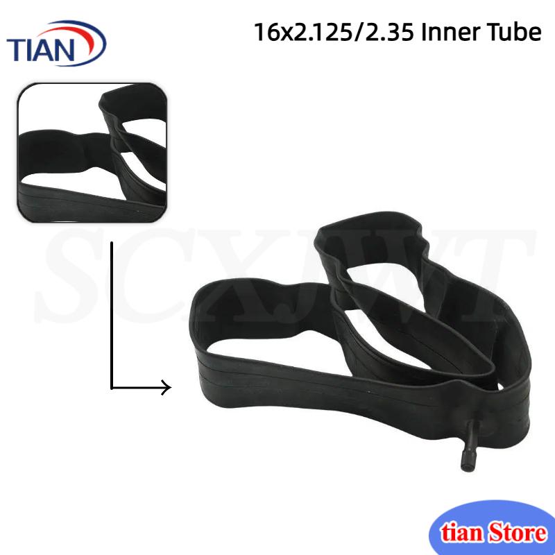 Mountain Biking Tube - Бутилкаучуковая велосипедная камера 16x2.125/2.35 с прямым