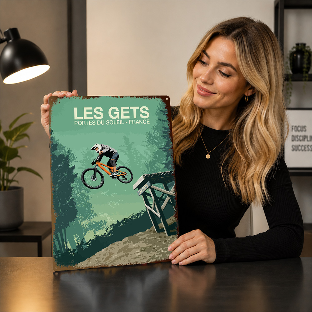 Постер с принтом «Горный велос – обзор и цена Mountain Biking Europe