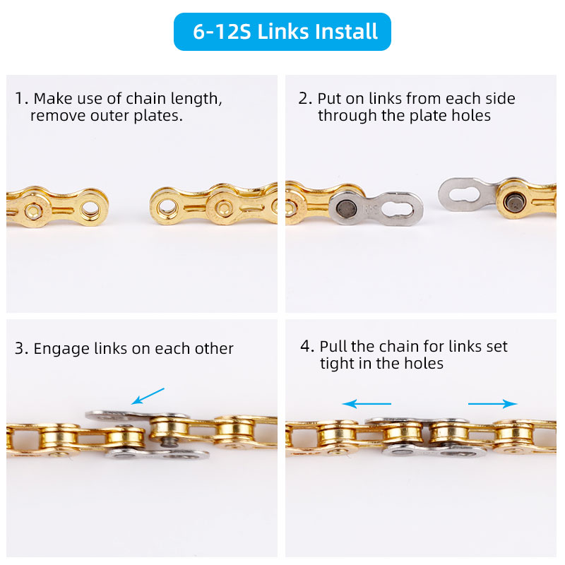6 пар соединений для цепи, 1/6 – обзор и цена Chain Quick Link