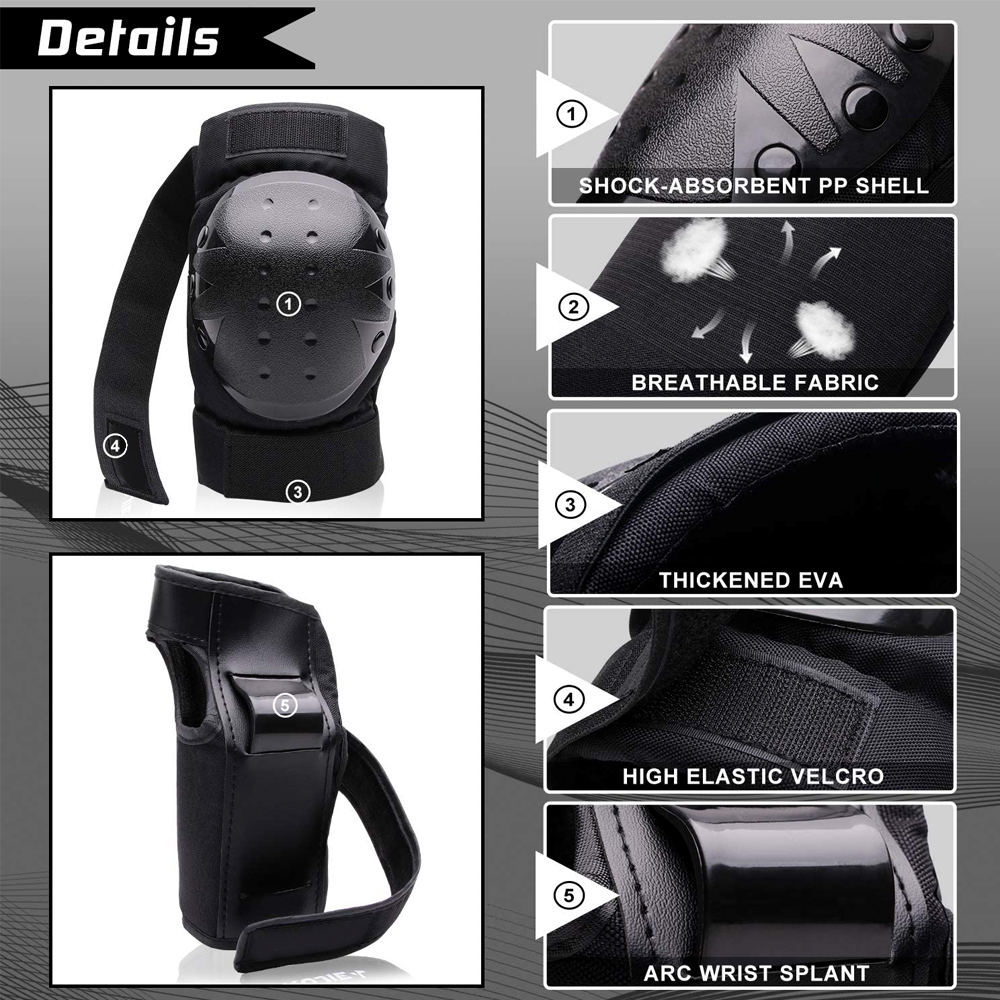 Защитные наколенники для взрос – обзор и цена Mountain Biking Elbow Pads